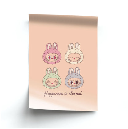 Happiness Is Eternal Monsters Poster