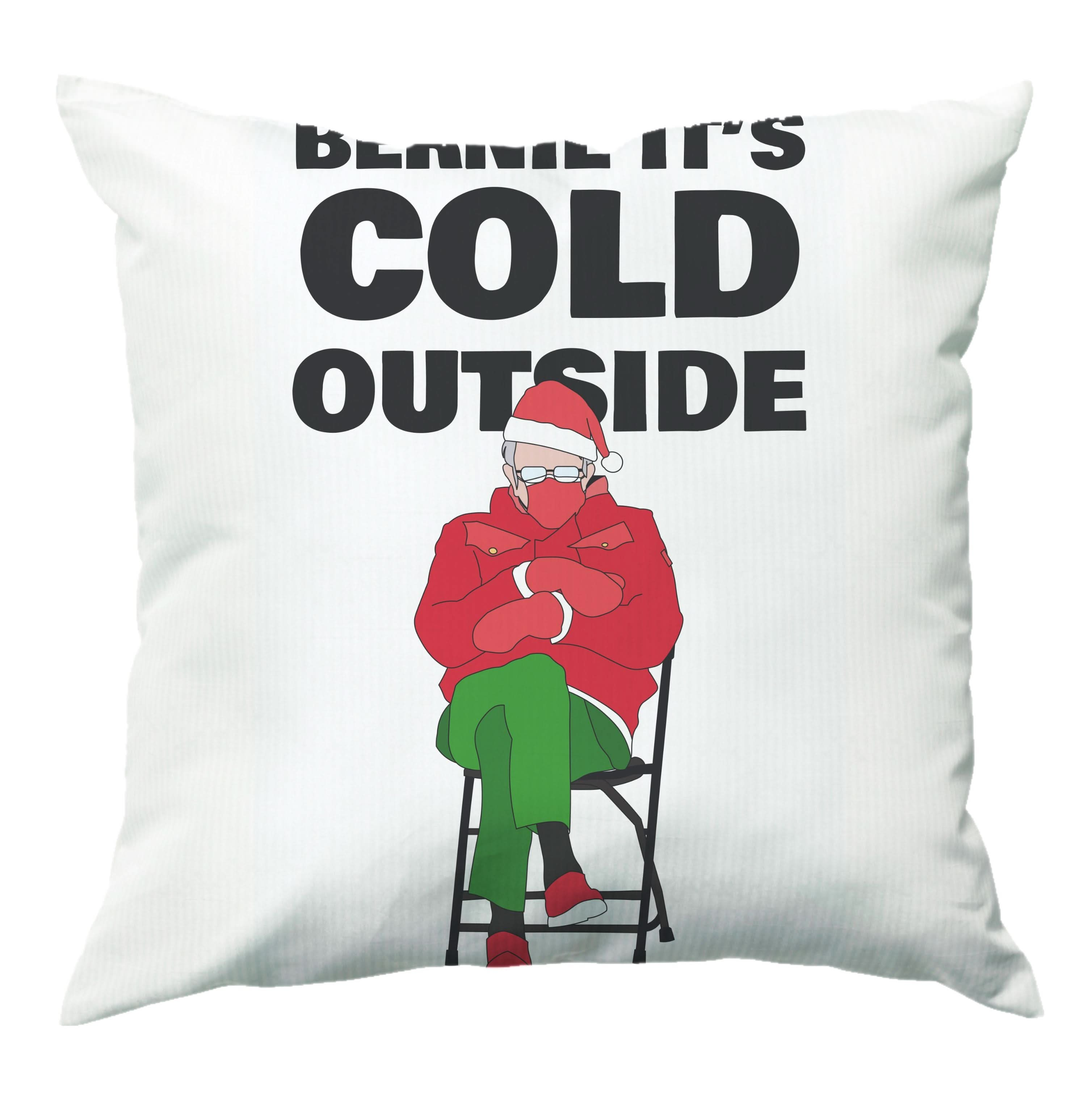 Bernie It's Cold Outside Cushion