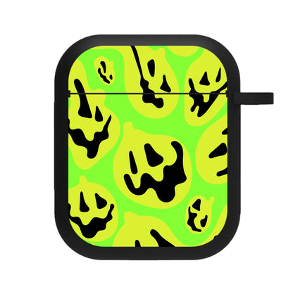 Green Pumpkin Pattern AirPods Case