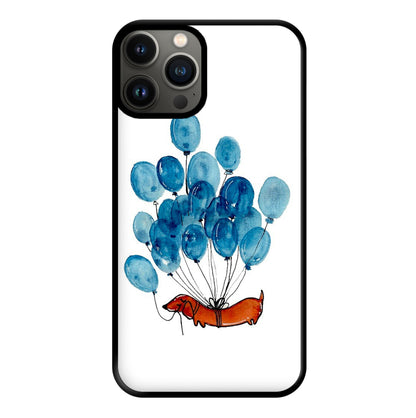 Dachshund And Balloons Phone Case