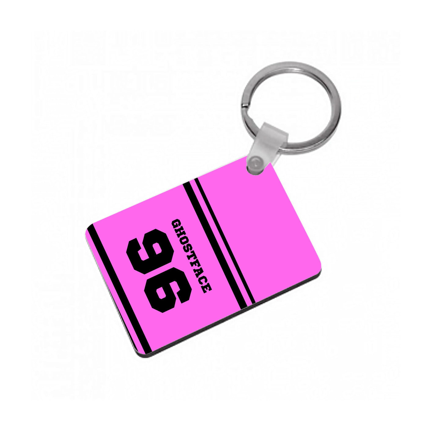 Ghostface 96 Pink Keyring