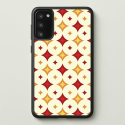 Geometric Christmas Stars Pattern Galaxy S20FE Case