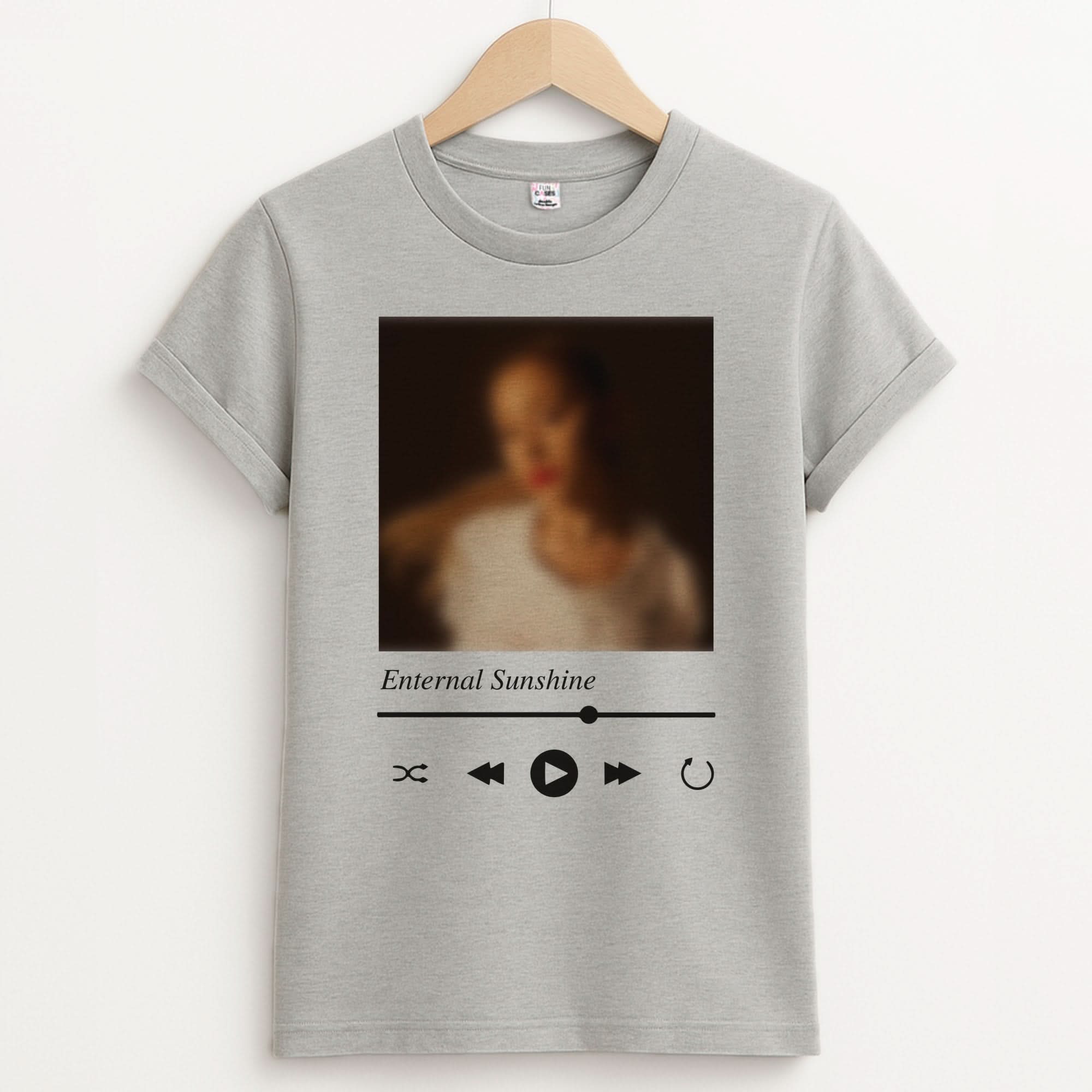 Sunshine Music Player Unisex Grey T-Shirt