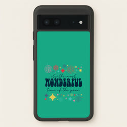 The Most Wonderful Time Of The Year Geometric Google Pixel 7 Case