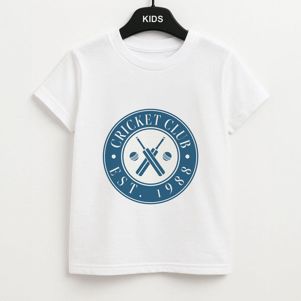 Cricket Badge Kids Unisex T-Shirt