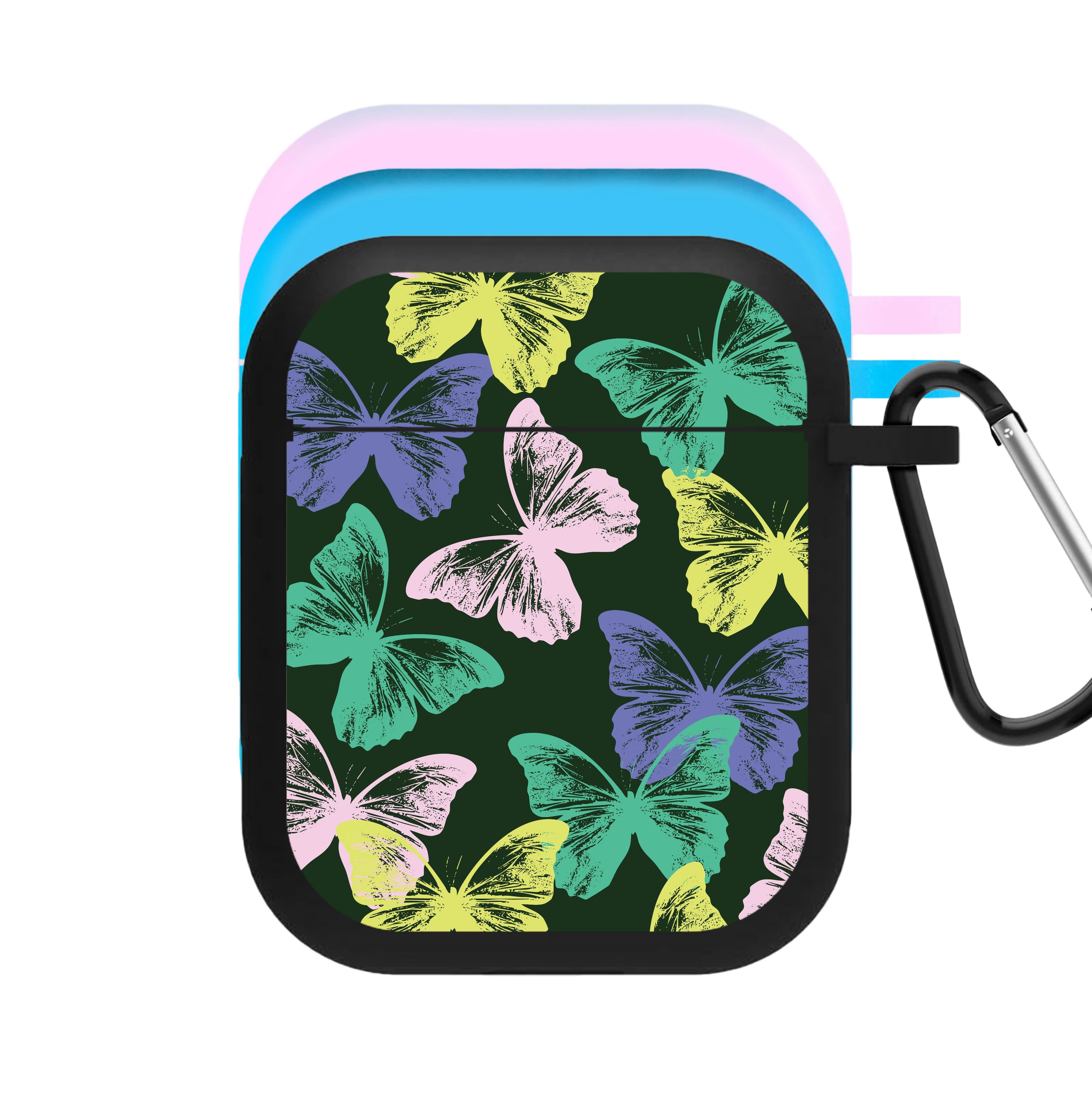 Colourful Butterfly Stamps Pattern AirPods Case