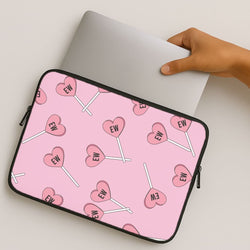 Ew Love Heart Lolipops Pattern MacBook Cover