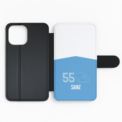 Sainz Helmet 2026 Flip Phone Case