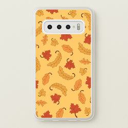 Leaves Assortment Pattern Galaxy S10 Case