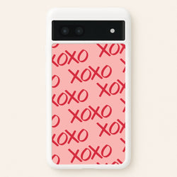 XOXO Pattern Google Pixel 7a Case