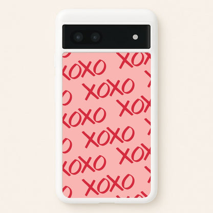 XOXO Pattern Google Pixel 7a Case