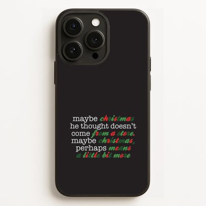 Green Creature Quote iPhone 16 Pro Max Case