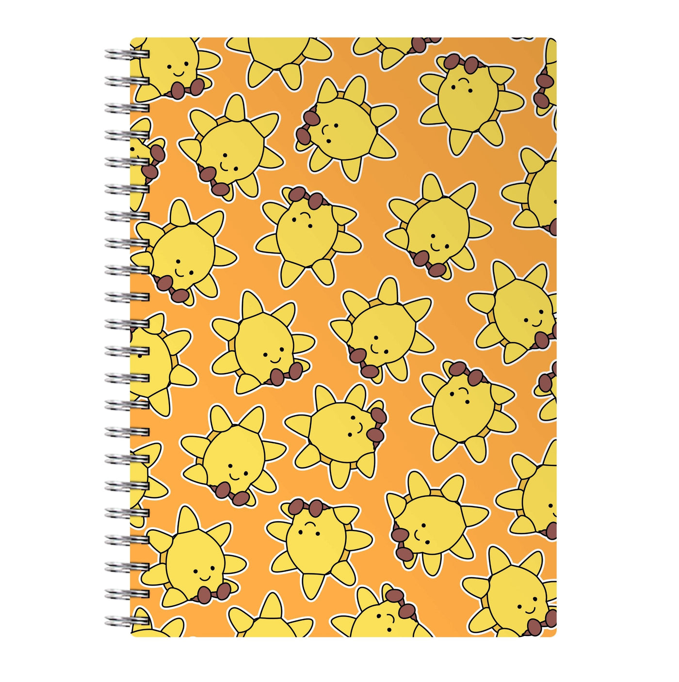 Sun Pattern - Plushy Notebook