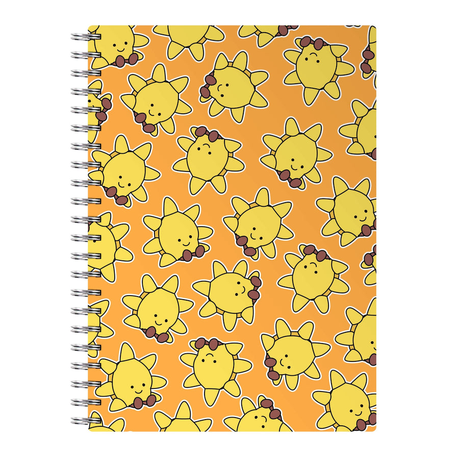 Sun Pattern - Plushy Notebook