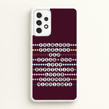 Concert Bracelets  Galaxy A52 / A52s Case