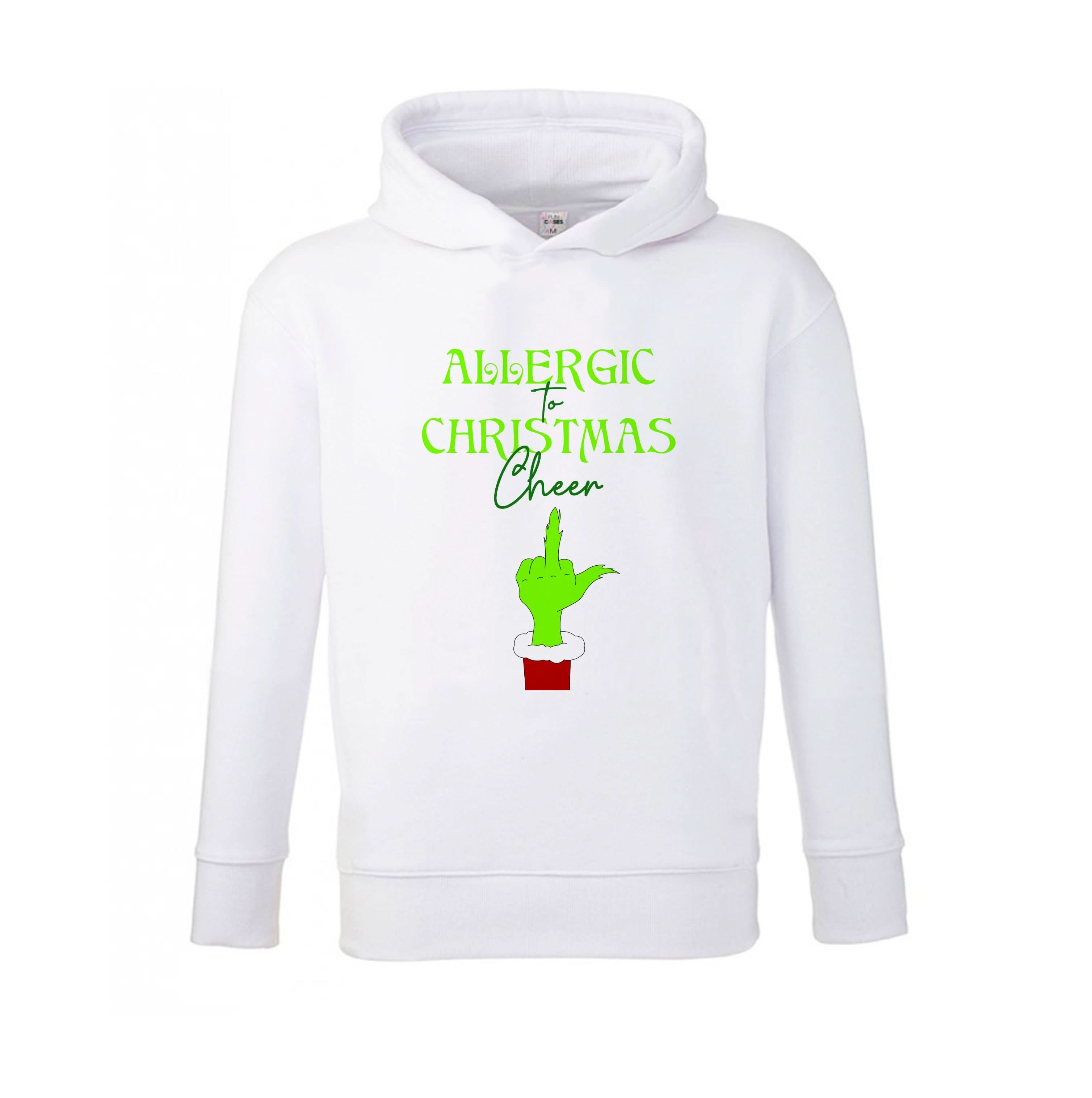 Allergic To Christmas Cheer Kids Hoodie