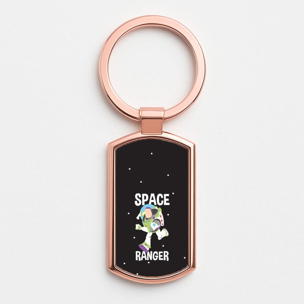Space Ranger  Rose Gold Keyring