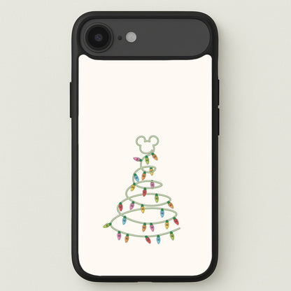 Cartoon Mouse Christmas Tree Lights iPhone 17 Air Case