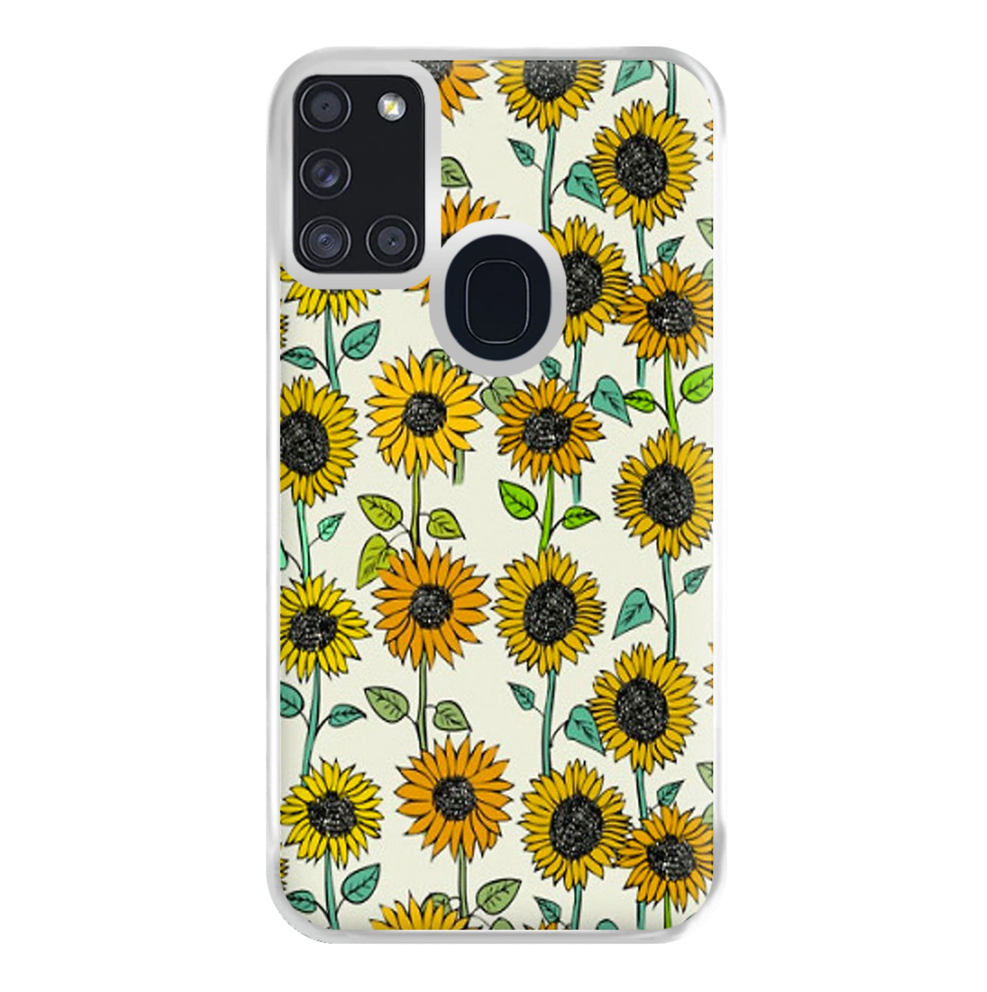 Painted Sunflowers Phone Case