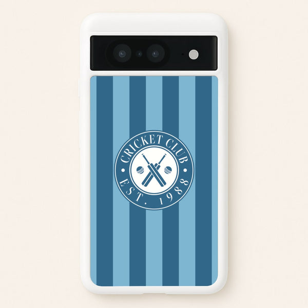 Stripey Cricket Badge Google Pixel 8 Case