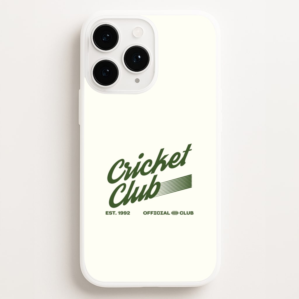 Official Cricket Club iPhone 11 Pro Max Case