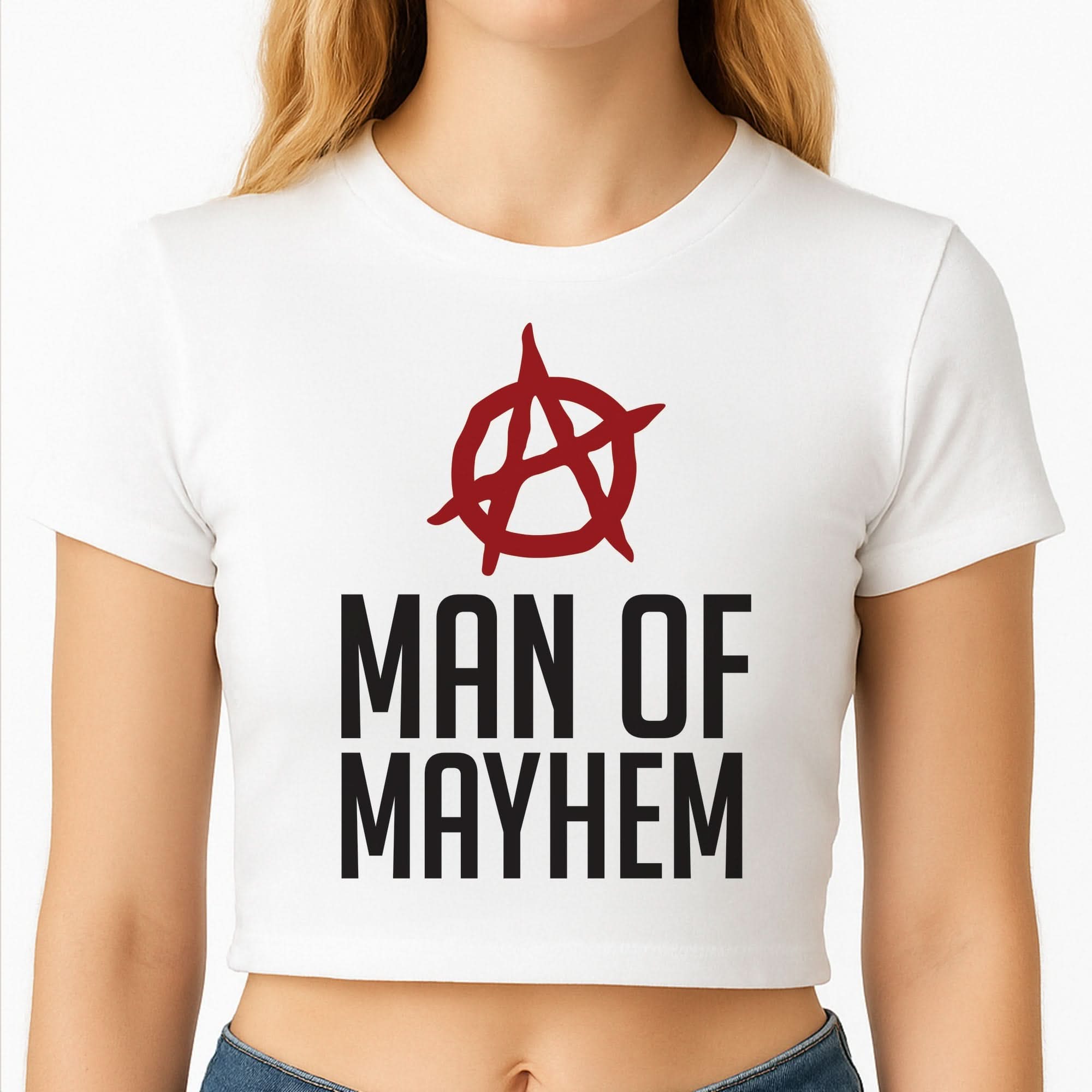 Man Of Mayhem Crop Top