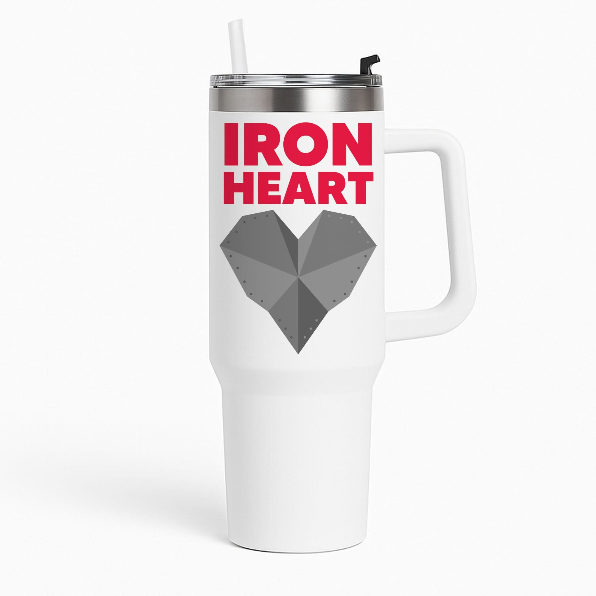 Metal Heart Tumbler