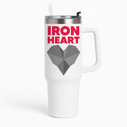 Metal Heart Tumbler