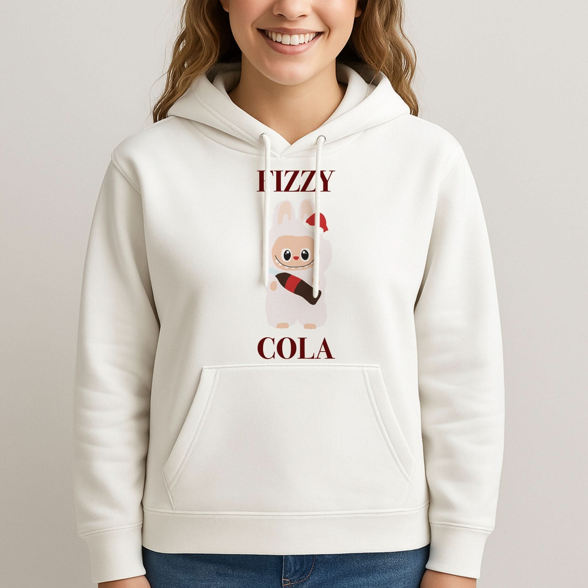 Fizzy Cola Monster Womans Hooded Sweatshirt
