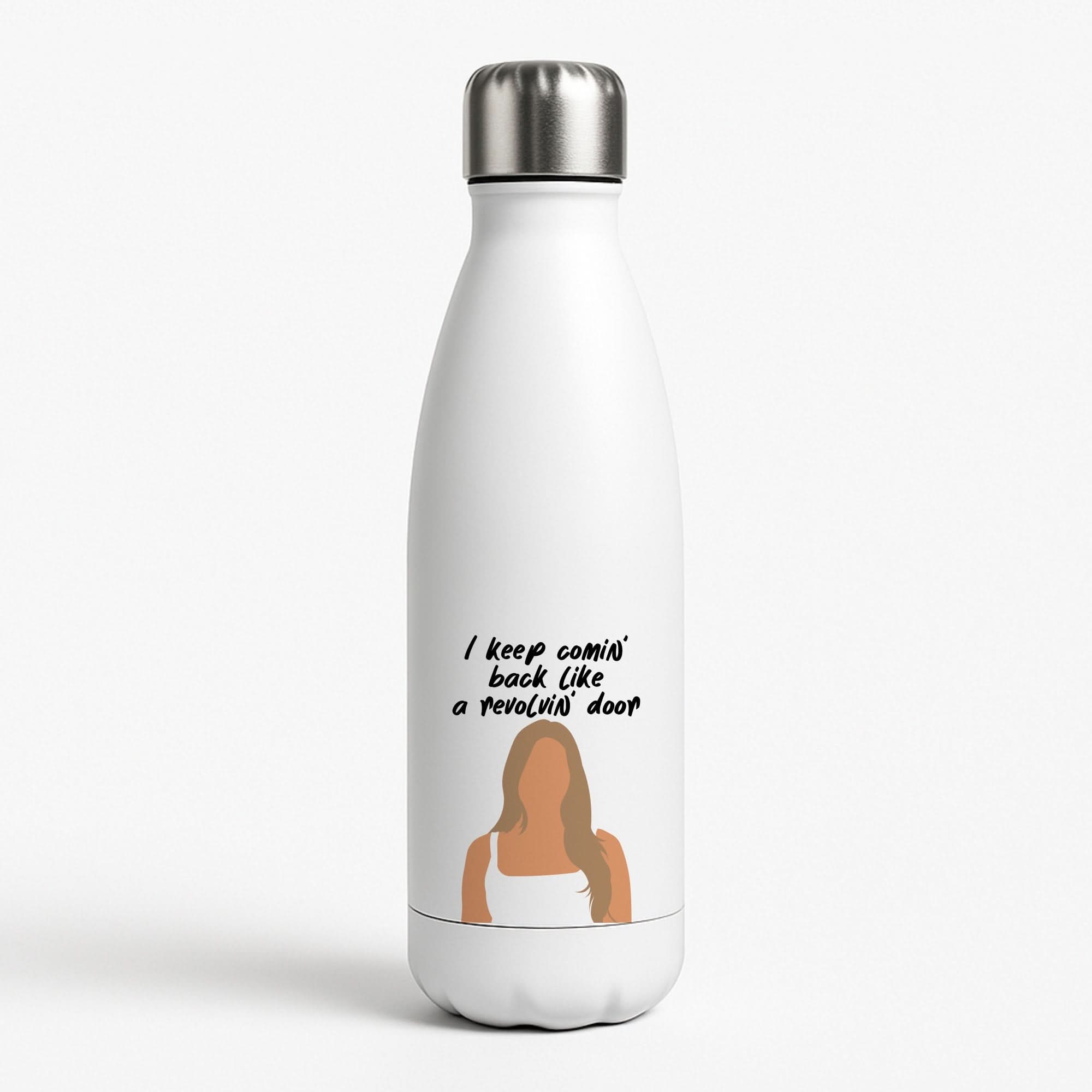 Revolving Door White Water Bottle