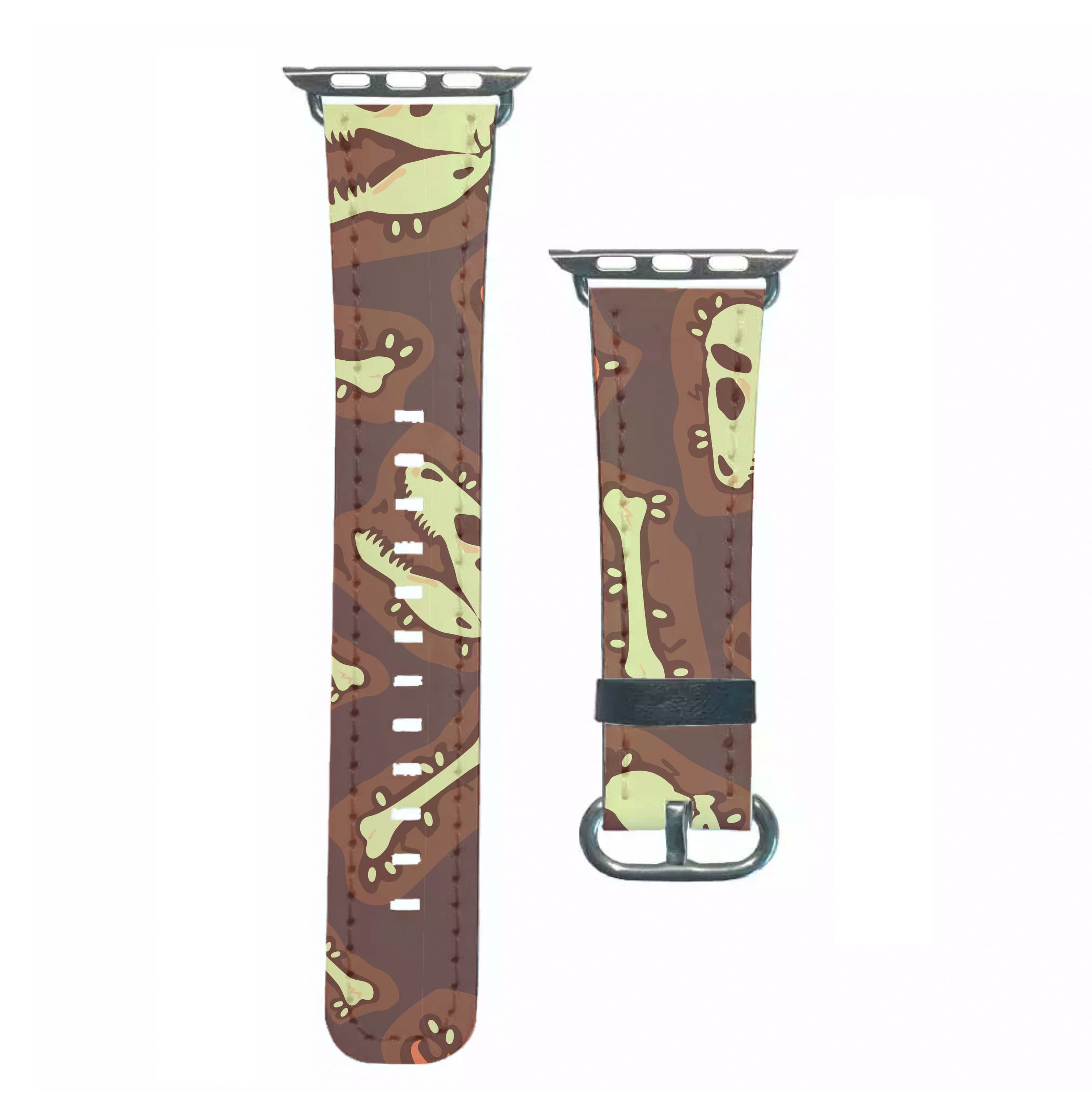 Bones And Skulls - Dinosaurs Apple Watch Strap