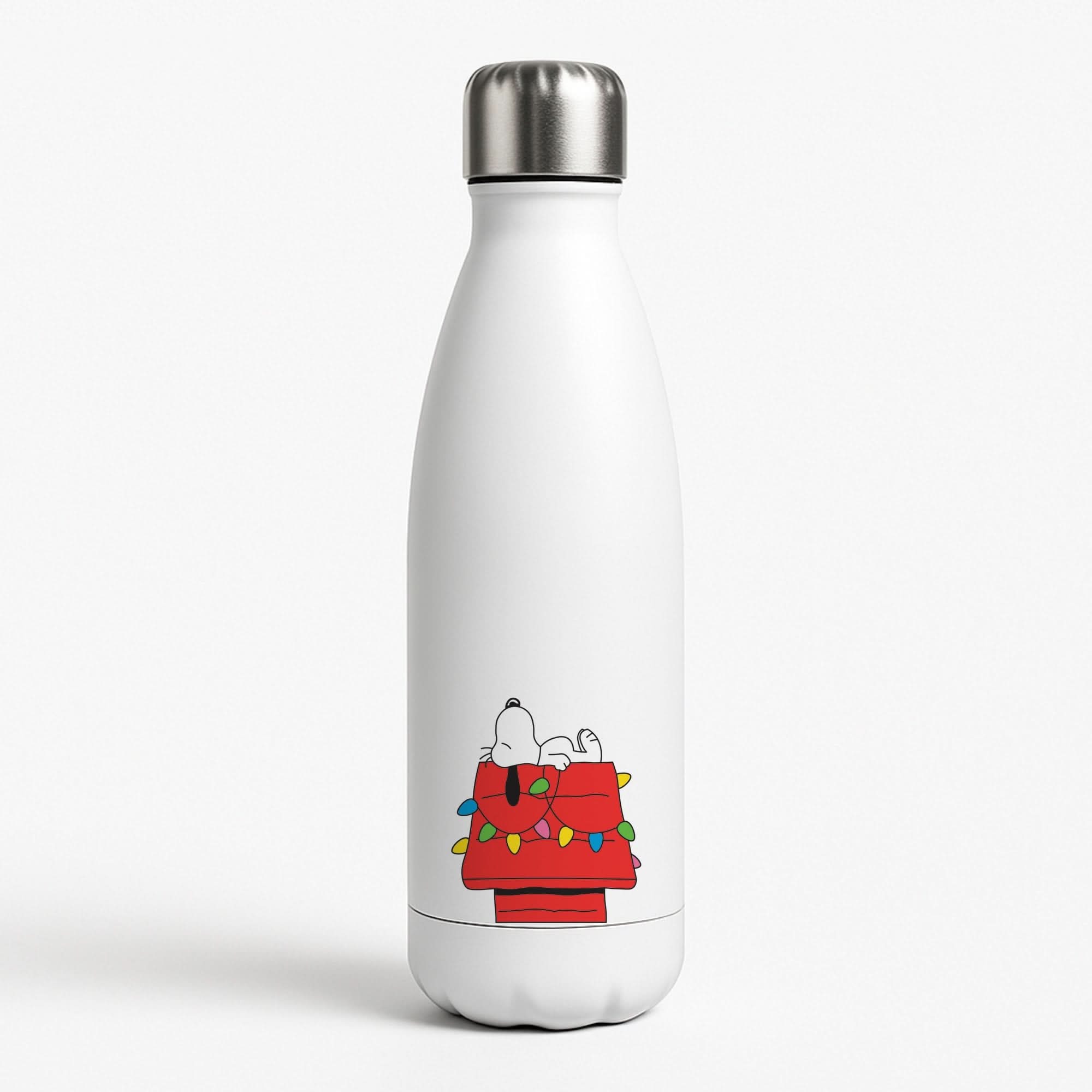 Cartoon Beagle Fairylights Water Bottle