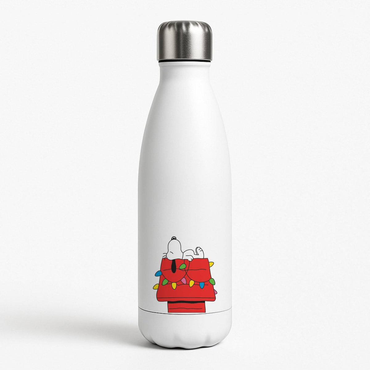Cartoon Beagle Fairylights Water Bottle