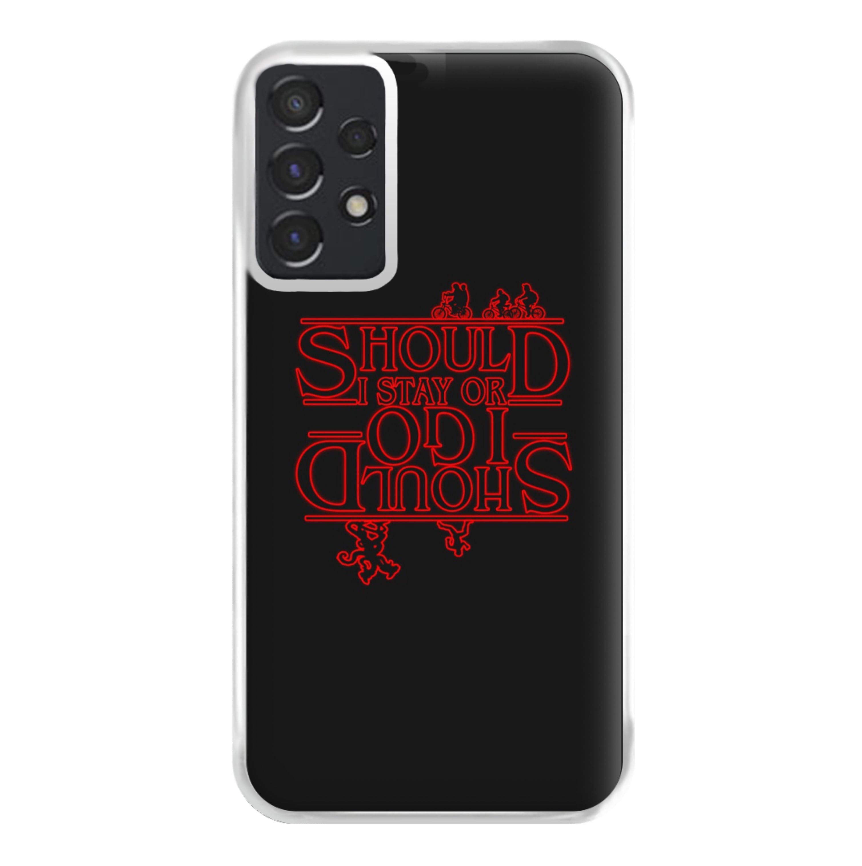 Should I Stay Or Should I Go Upside Down Phone Case