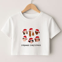Strange Crew Christmas Crop top