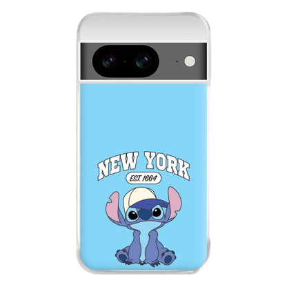 New York Blue Alien Google Pixel 8a Case