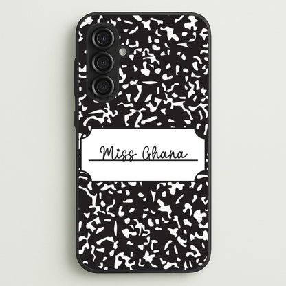 Personalised School Notebook Galaxy S23FE Case