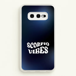 Scorpio Vibes Gradient Zodiac Galaxy S10e Case