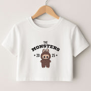 Cute Monster 2025 Biege Crop top 1