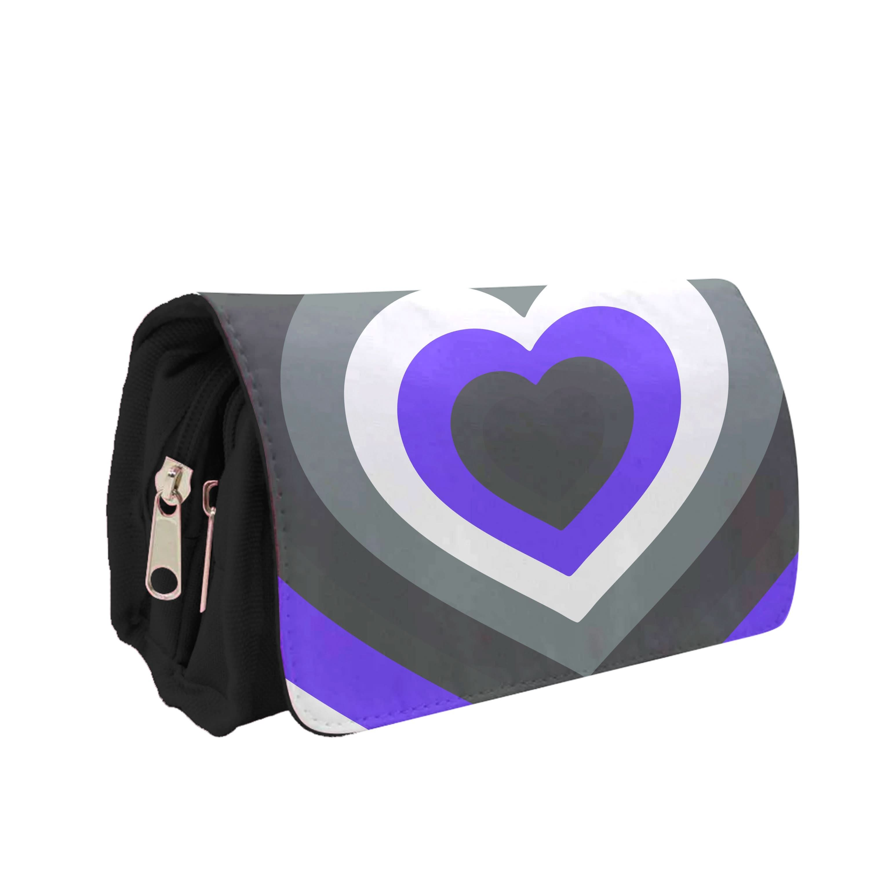 Asexual Pride Heart Pencil Case