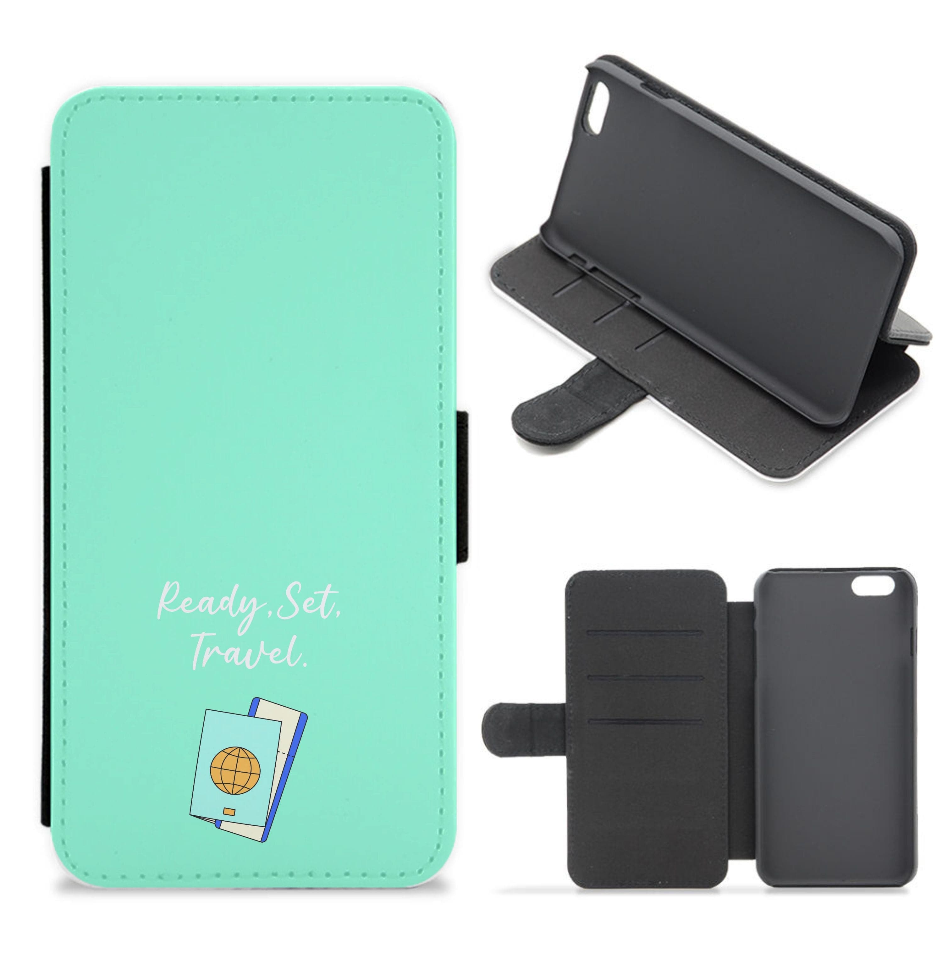 Ready Set Travel - Travel Flip / Wallet Phone Case