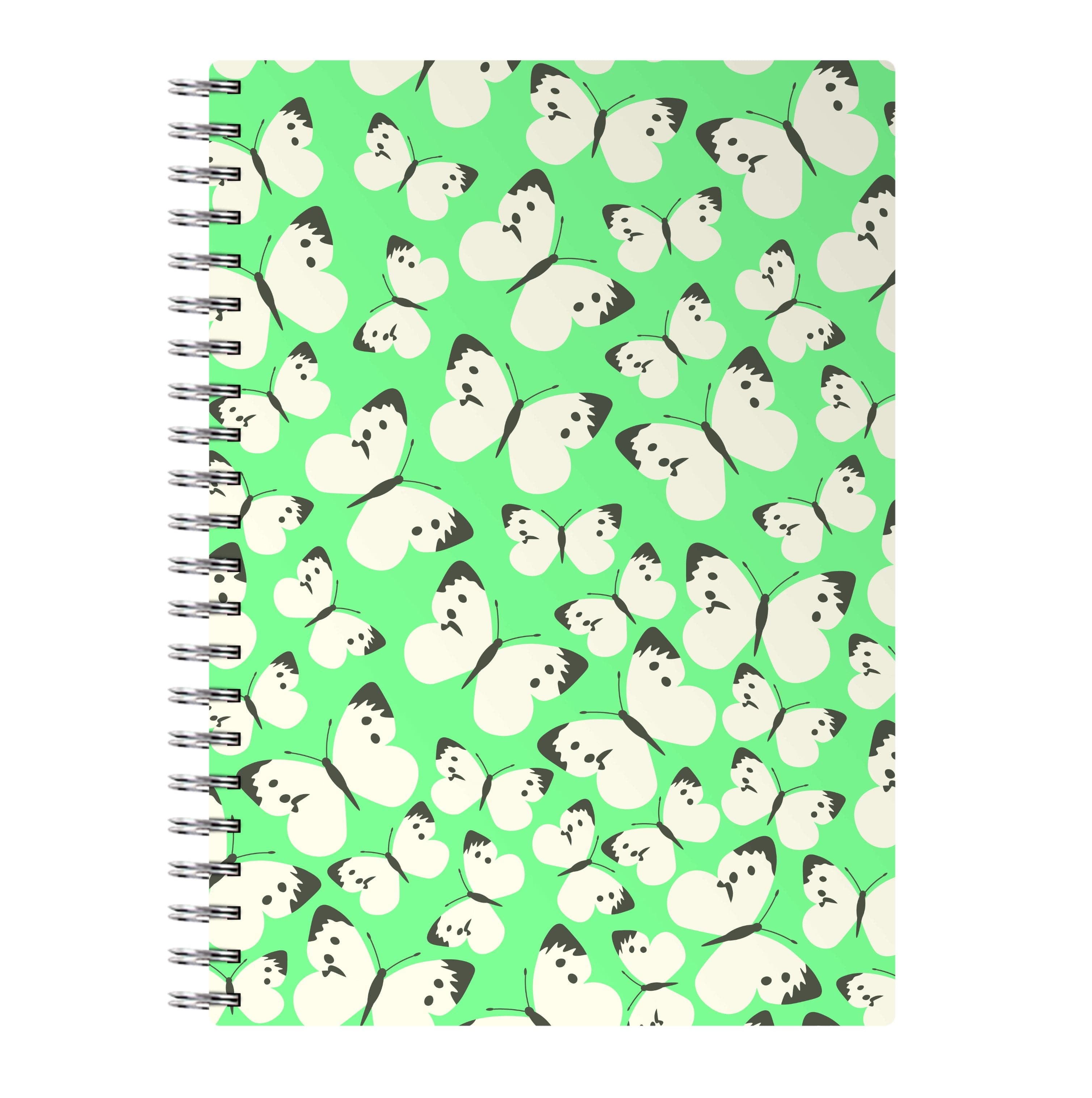 White Butterfly - Butterfly Patterns Notebook