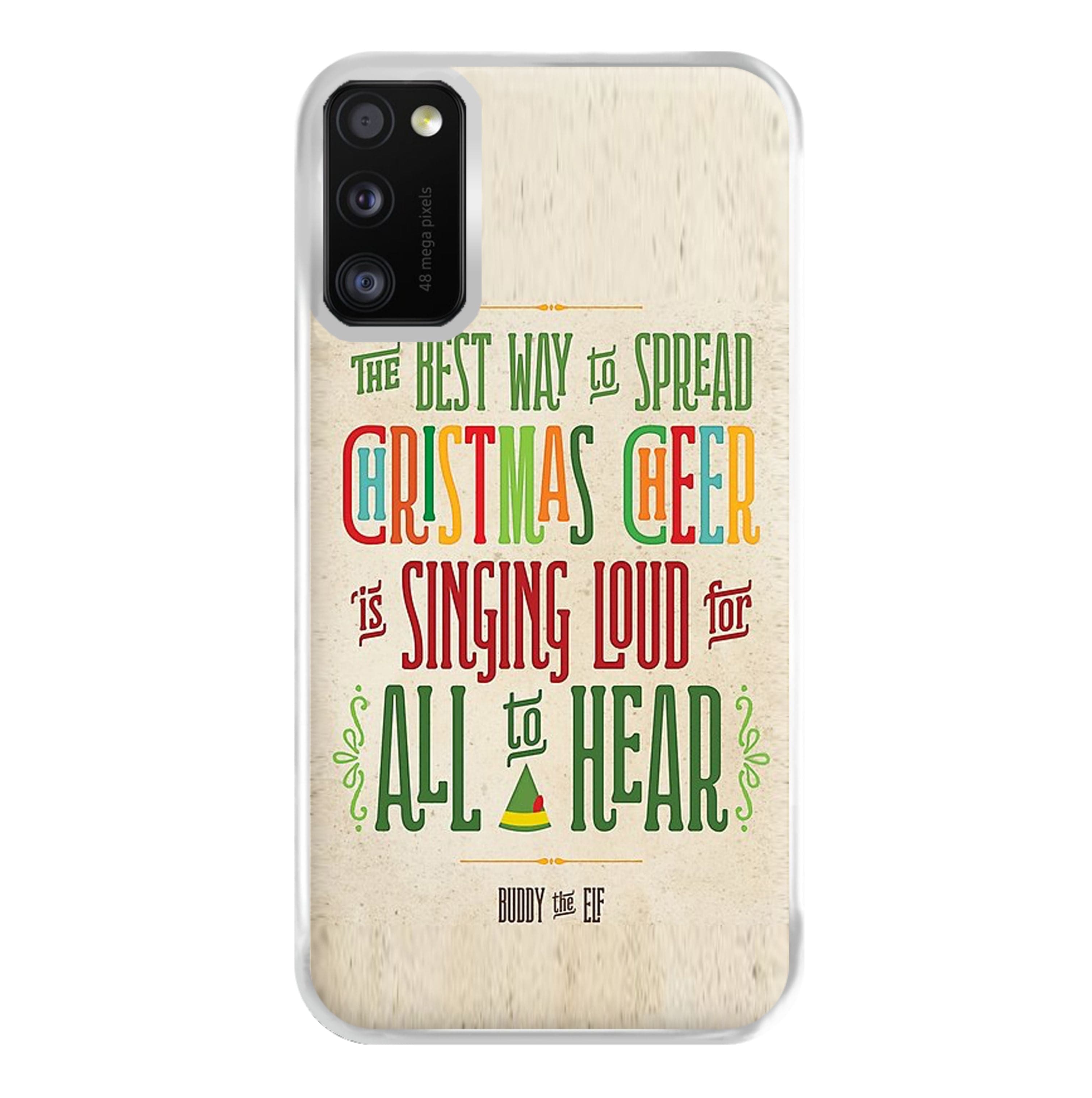 The Best Way To Spead Christmas Cheer - Elf Phone Case