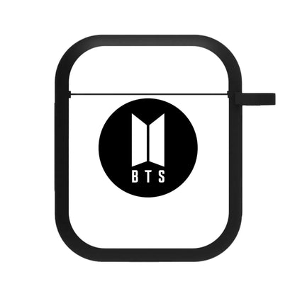 BTS logo Black - K Pop AirPods Case