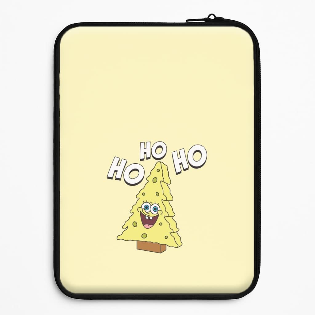 Christmas Tree Cartoon Sponge Laptop Sleeve