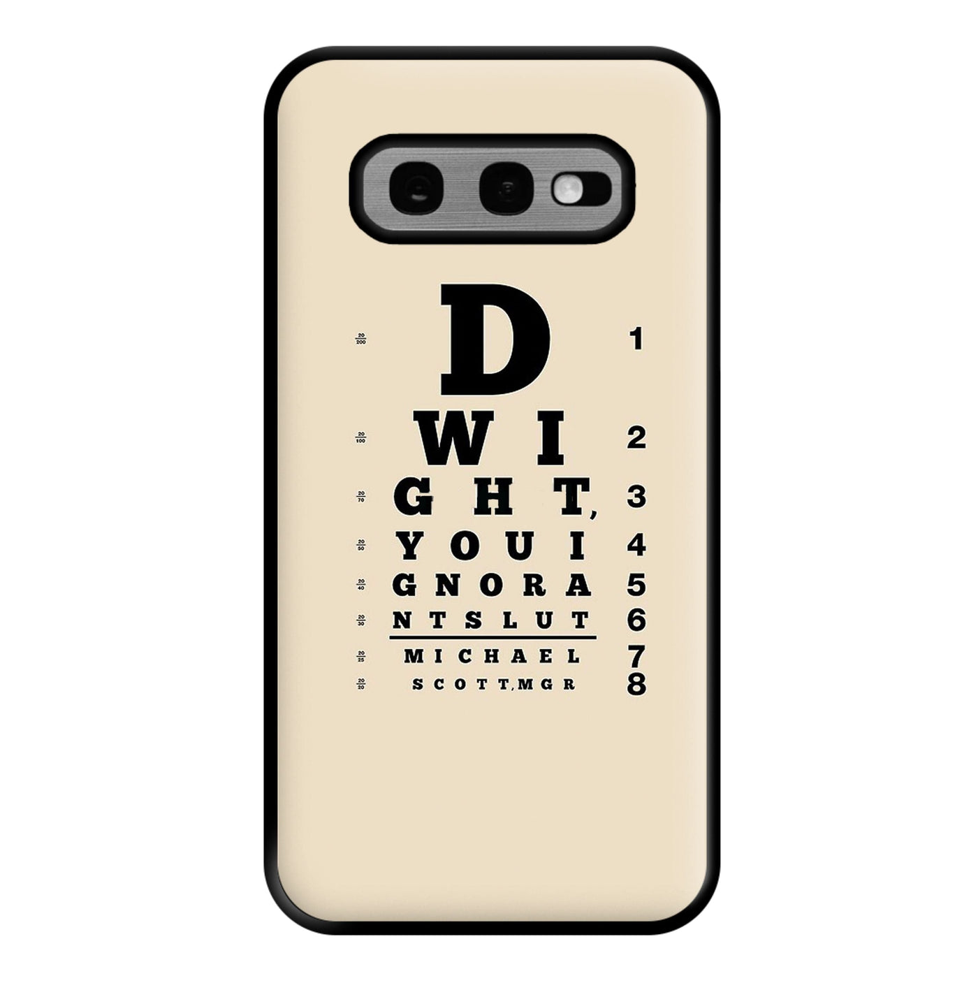 Dwight, You Ignorant Slut Opticians - The Office Phone Case