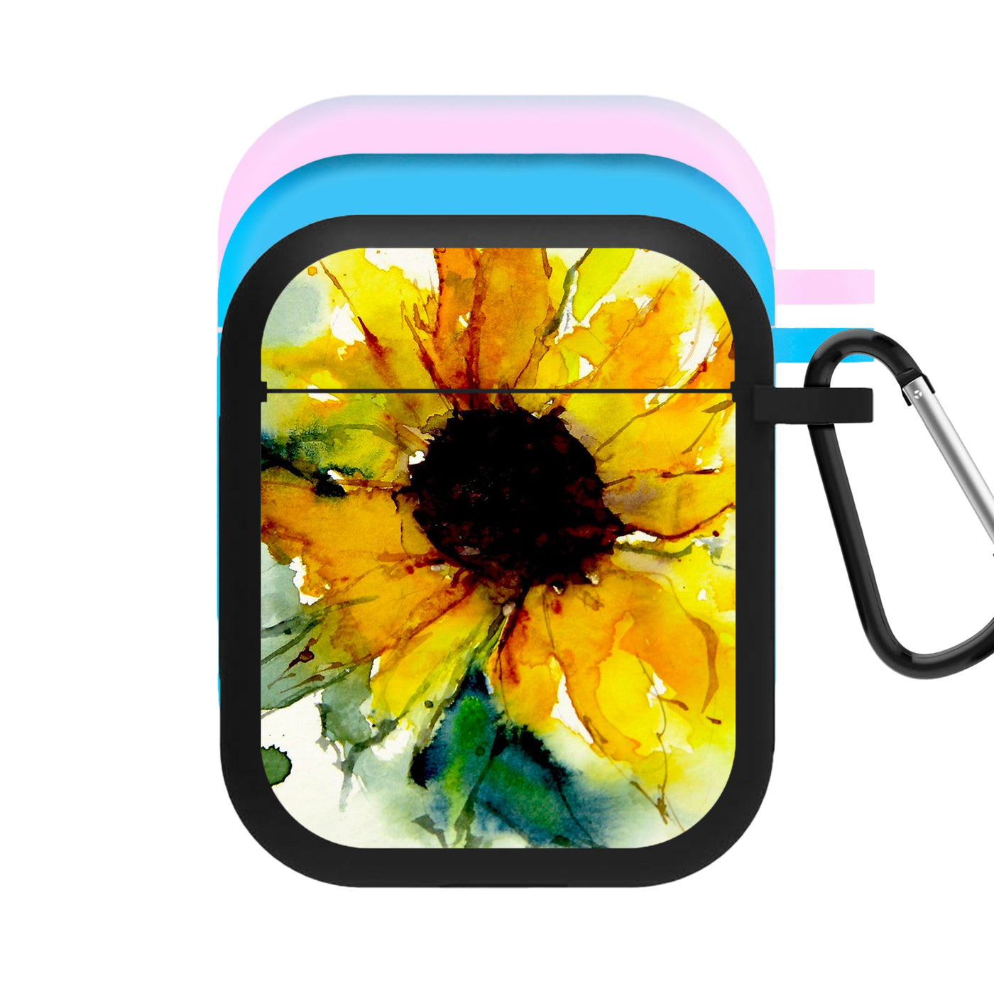 Watercolour Sunflower AirPods Case