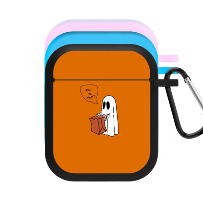 Trick Or Treat Ghost - Halloween AirPods Case