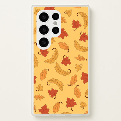 Leaves Assortment Pattern Galaxy S24 Ultra Case