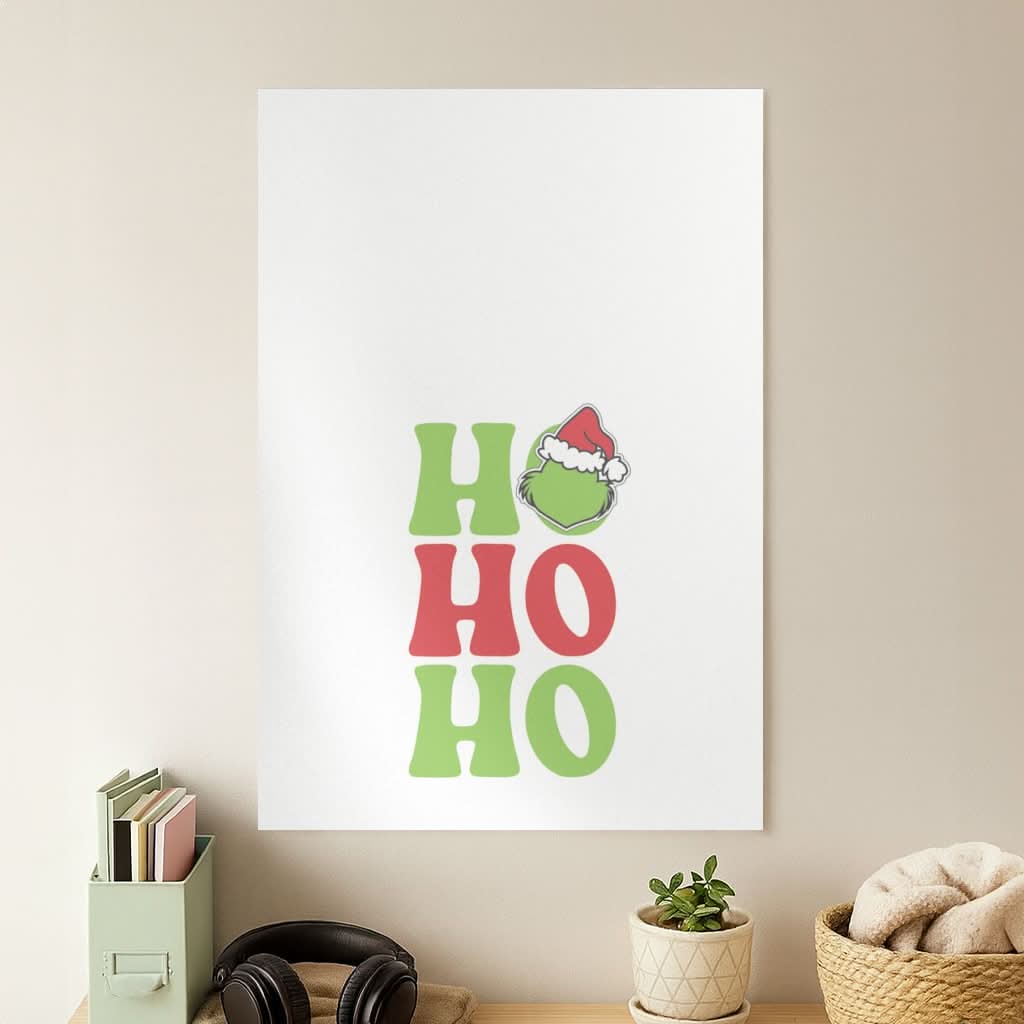 Green Ho Ho Ho Poster